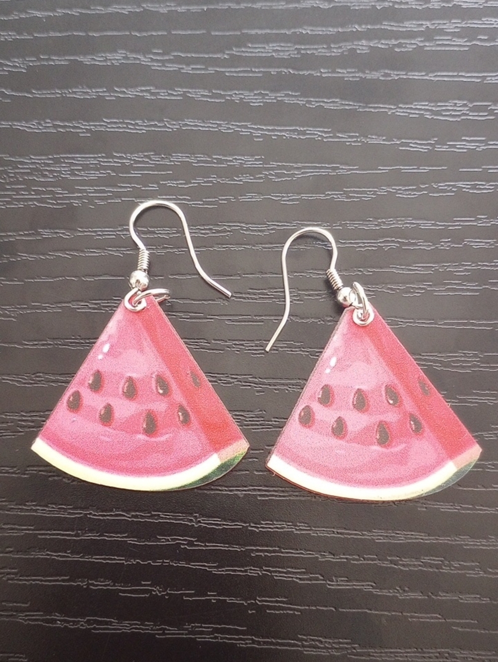 Watermelon Slice Fruit Dangle Earrings Women's Jewelry